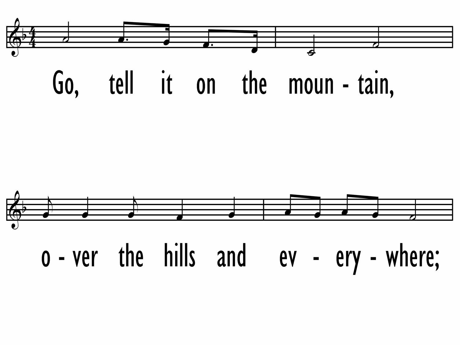 Go Tell It Hymnary Org